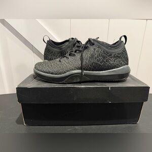 Jordan Black and Gray Sneakers